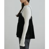 【選べる着丈】ラメドットベロアキャミトップス【洗える】 | VIS  | 詳細画像19 