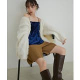 【選べる着丈】ラメドットベロアキャミトップス【洗える】 | VIS  | 詳細画像2 