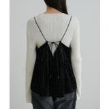 【選べる着丈】ラメドットベロアキャミトップス【洗える】 | VIS  | 詳細画像20 