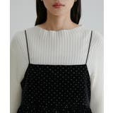 【選べる着丈】ラメドットベロアキャミトップス【洗える】 | VIS  | 詳細画像21 