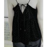 【選べる着丈】ラメドットベロアキャミトップス【洗える】 | VIS  | 詳細画像24 