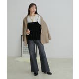 【選べる着丈】ラメドットベロアキャミトップス【洗える】 | VIS  | 詳細画像9 