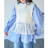 フリンジニットベスト | VIS  | 詳細画像10 