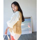 フリンジニットベスト | VIS  | 詳細画像14 