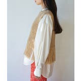 フリンジニットベスト | VIS  | 詳細画像16 