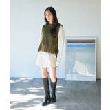 フリンジニットベスト | VIS  | 詳細画像4 