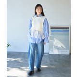 フリンジニットベスト | VIS  | 詳細画像6 