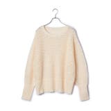 モヘアライクメッシュスパンコールニットプルオーバー | VIS  | 詳細画像16 