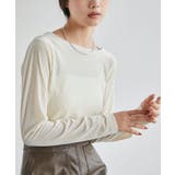 ラメプリントベロアロングTシャツ | VIS | 詳細画像11