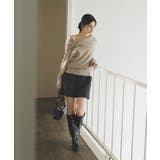 【2WAY】ミックスヤーンオフショルダーニット | VIS | 詳細画像3