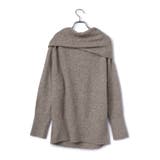 【2WAY】ミックスヤーンオフショルダーニット | VIS | 詳細画像18