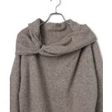 【2WAY】ミックスヤーンオフショルダーニット | VIS | 詳細画像19