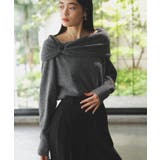 【2WAY】ミックスヤーンオフショルダーニット | VIS | 詳細画像5