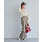 【2WAY】ミックスヤーンオフショルダーニット | VIS | 詳細画像7