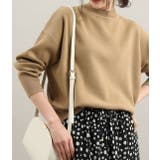 キャメル(25) | 【WEB限定】総針ボリュームスリーブプルオーバー | VIS 