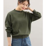 カーキ(36) | 【WEB限定】総針ボリュームスリーブプルオーバー | VIS 