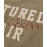 スタッズ×ロゴデザインロングTシャツ | VIS  | 詳細画像21 