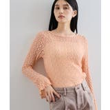 レースフレアースリーブトップス | VIS | 詳細画像1