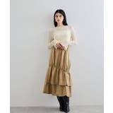 レースフレアースリーブトップス | VIS | 詳細画像2