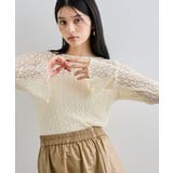 レースフレアースリーブトップス | VIS | 詳細画像6