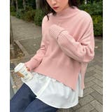 【アンチピリング/洗える】サイドスリットニットプルオーバー【WEB限定カラー】 | VIS  | 詳細画像31 
