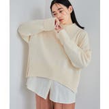 キナリ(16) | 【アンチピリング/洗える】サイドスリットニットプルオーバー【WEB限定カラー】 | VIS 