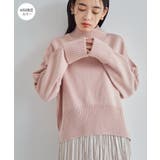 ピンク(63) | 【アンチピリング/洗える】サイドスリットニットプルオーバー【WEB限定カラー】 | VIS 