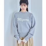 【静電気防止】【洗える】スウェットライクパールロゴニット | VIS  | 詳細画像12 