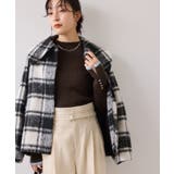 スリーブ釦アクセントリブニット/WEB限定FSサイズ・静電気防止 | VIS | 詳細画像14