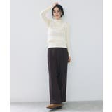 スリーブ釦アクセントリブニット/WEB限定FSサイズ・静電気防止 | VIS | 詳細画像26