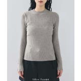 スリーブ釦アクセントリブニット/WEB限定FSサイズ・静電気防止 | VIS | 詳細画像35