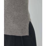 スリーブ釦アクセントリブニット/WEB限定FSサイズ・静電気防止 | VIS | 詳細画像40