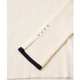 スリーブ釦アクセントリブニット/WEB限定FSサイズ・静電気防止 | VIS | 詳細画像48