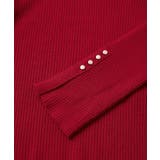 スリーブ釦アクセントリブニット/WEB限定FSサイズ・静電気防止 | VIS | 詳細画像49