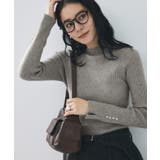 グレー(07) | スリーブ釦アクセントリブニット/WEB限定FSサイズ・静電気防止 | VIS