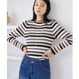 キナリ系(17) | スリーブ釦アクセントリブニット/WEB限定FSサイズ・静電気防止 | VIS