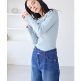 アシメねじれデザインリブニット | VIS | 詳細画像17