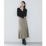 アシメねじれデザインリブニット | VIS | 詳細画像2