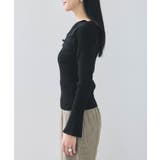 アシメねじれデザインリブニット | VIS | 詳細画像25