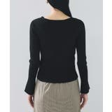 アシメねじれデザインリブニット | VIS | 詳細画像26