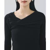 アシメねじれデザインリブニット | VIS | 詳細画像27