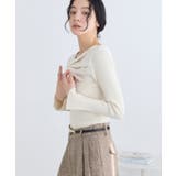 キナリ系(17) | アシメねじれデザインリブニット | VIS