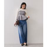 ペプラムニットドッキングプルオーバー | VIS  | 詳細画像13 