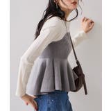 ペプラムニットドッキングプルオーバー | VIS  | 詳細画像15 