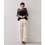 ペプラムニットドッキングプルオーバー | VIS  | 詳細画像2 