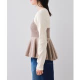 ペプラムニットドッキングプルオーバー | VIS  | 詳細画像29 