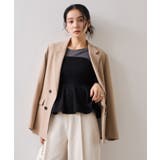 ペプラムニットドッキングプルオーバー | VIS  | 詳細画像7 