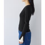 配色ダブルスリーブリブニット | VIS | 詳細画像17