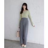 配色ダブルスリーブリブニット | VIS | 詳細画像2