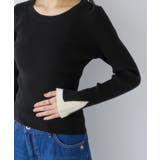 配色ダブルスリーブリブニット | VIS | 詳細画像20